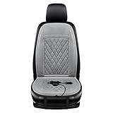 Virtcooy Auto Heizkissen | Winter Sitzheizung Auto 12V | FlanellKissen Heizkissen Elektrische Warme Heizung Universal Auto Kissen für Meisten Limousinen, SUVs