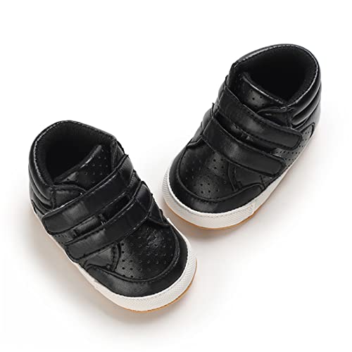 Image of E-FAK Baby Shoes Boys Girls Infant Sneakers Non-Slip Rubber Sole Toddler Crib First Walker Shoes