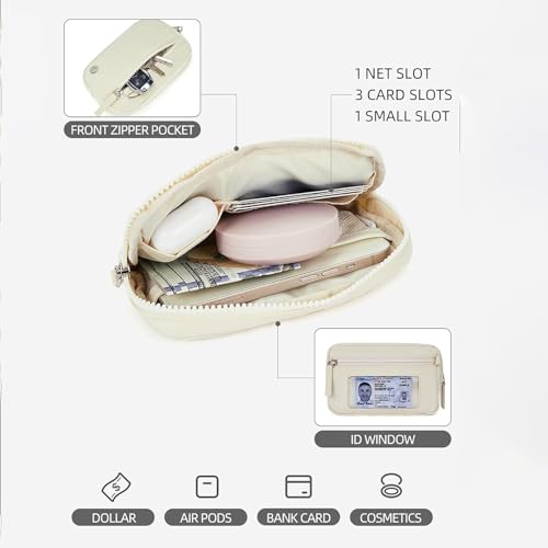 Iris Wallet 2nd Gen Zip Card Case with ID Window - Wristlet Wallet for Women (B1+2PCS * Key Case)3