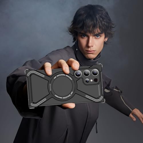 Coque Samsung S24 Ultra MagSafe avec support métal antichoc - 6