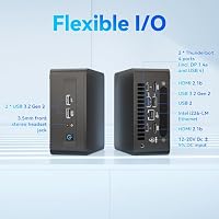 Intel NUC 13 PRO NUC13ANHi7 Arena Canyon, 13. Gen. CPU, 0 GB RAM, 0 GB SSD, kein Betriebssystem, i7-1360P Mini-PC, 8K/4K UHD, Gigabit Ethernet/WiFi-6, VESA, für Business/Büro/Heim, Barebones. – Ansicht 4