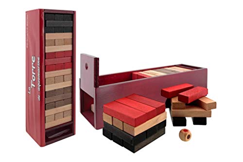 Aquamarine Games- Torre Pro XL, Juego de Habilidad (Compudid CP310026), 60 x 50 x 20 cm (