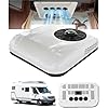 SXHEYUY RV Air Conditioner, 12V AC Silent with Air Conditioning Refrigerant, Summer Truck Cold Air Conditioner, with Cooling Function, Suitable for Truck, Camper,White,12v