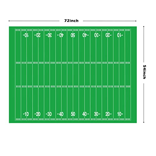 Esjay Football Tablecloth,2 Pack Football Table Cover(54”X72”) For Superbowl Decorations,Game Day,Tailgate Football Party #TOP1