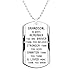 Grandson Inspirational Jewelry Necklace Gift- Always Remember You are Braver Stronger Smarter