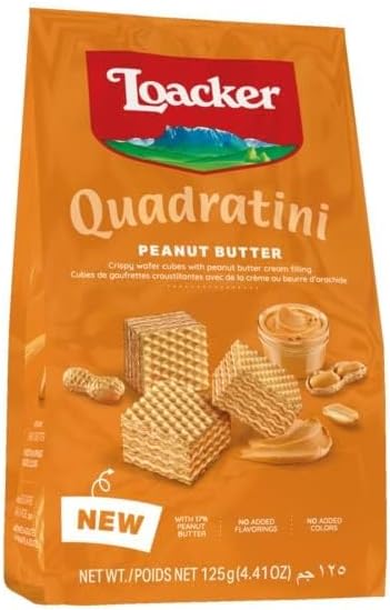 Quadratini Peanut Butter 125g