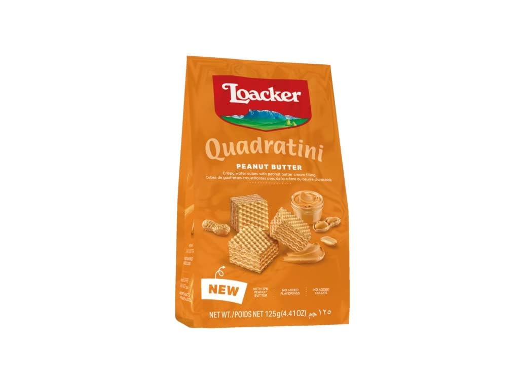 LoackerQuadratini Peanut Butter 125g