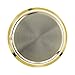Hicarer 1.8 Inch (45 mm) Clock Insert Fit Diameter 1.6 Inch (40 mm) Hole, Roman Numerals (Gold Bezel)