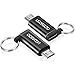 aceyoon Micro USB Male to USB Type C Female Adapter 2 Pack Mini Macbook USB C to Android Data & Charging Conveter for ChromeBook Pixel, Nexus 6P, OnePlus 2