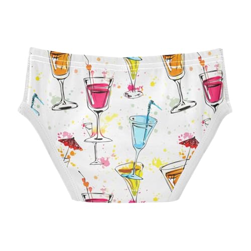 Colorful Cocktail Glasses Toddler Boy's Underwear 2T 202c14402