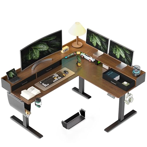 Bureau d'angle assis debout en L 160x140cm WALKINGDESK - 2