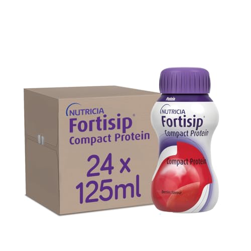 Fortisip Compact Protein Drink, Berry Flavour, 125ml Bottle x24