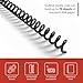 TruBind 10mm (3/8 in.) Spiral Binding Coils for Reports, Presentations and Proposals | 4:1 Pitch | 36 in. Length | Black | 75 Sheets Binding Capacity | 100 Pack