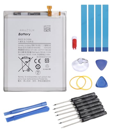 SHAWOROCE Akku Batterien EB-BA505ABU Kompatibel mit Samsung Handy Telefon Galaxy A20 A30 A30s A50 A50s A205F A305F A307F A505F A507F Mobile Smartphone Li-ion 4000mAh 3,85V mit Reparatur Toolkit