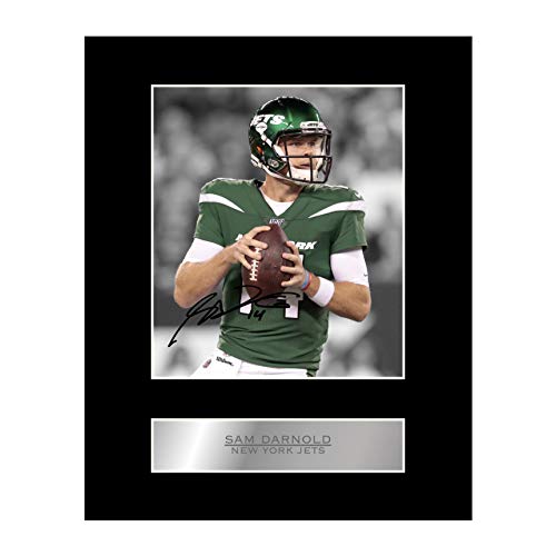 Sam Darnold Signed Mounted Photo Display #02 Printed Autograph Picture Print