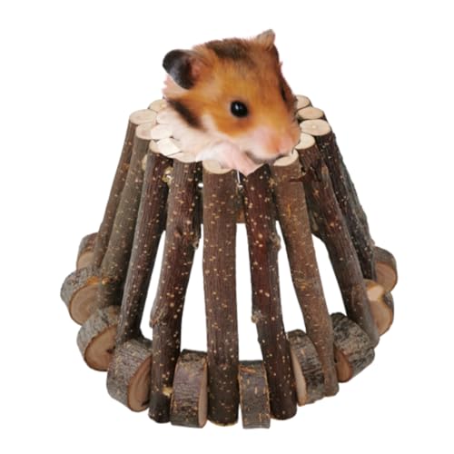 Cerca de madeira em forma de vulcão, cerca para hamster, cercas de madeira para animais de estimação