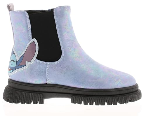 Bottines Chelsea Stitch pailletées pour briller à l'école en violet - 2