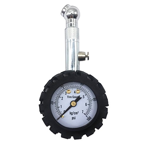 godeson Smart Medidor de presión de neumáticos 0 - 160psi), escala dual con 0 - 11bar, Professional para bicicleta, motocicletas, automóviles y coches, Bike Medidor de presión de neumáticos Cover