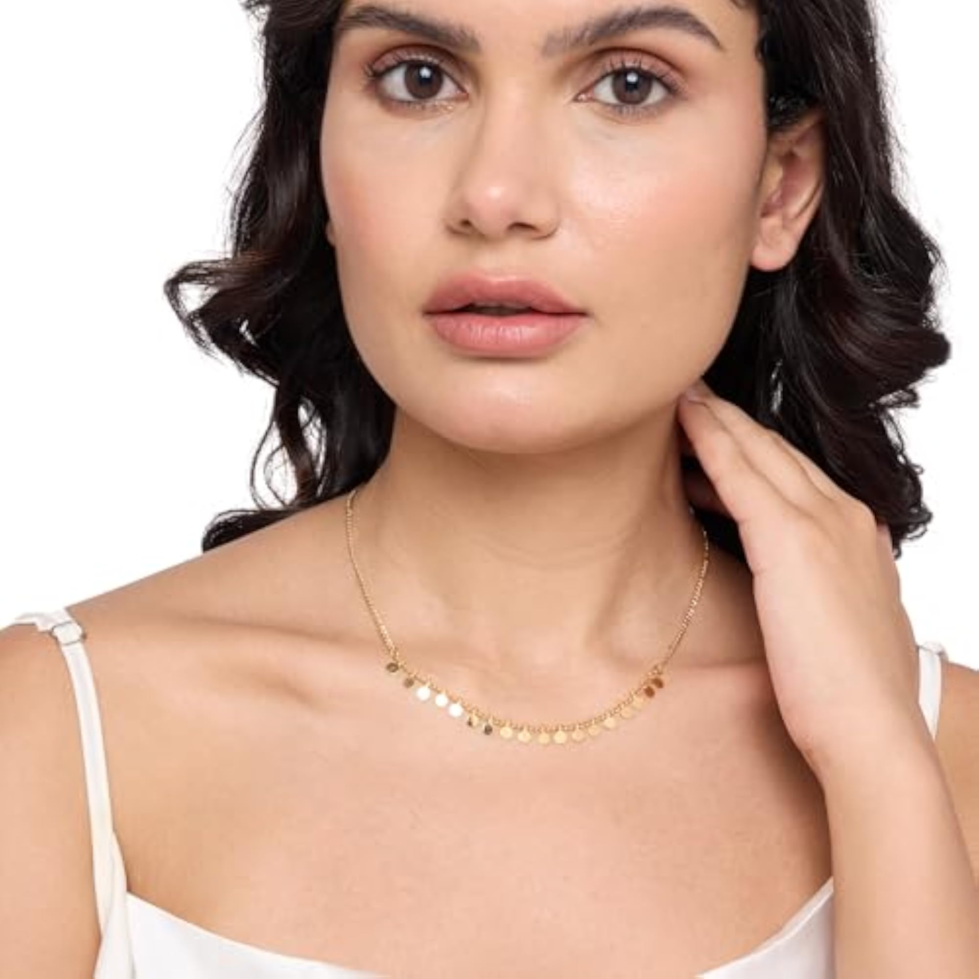 Gold Plated Traditional Dholki Bead Mala Necklace for Women