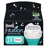  Wilkinson Sword Intuition Sensitive Care – Cuchillas de afeitar/cuchillas de repuesto/cuchillas