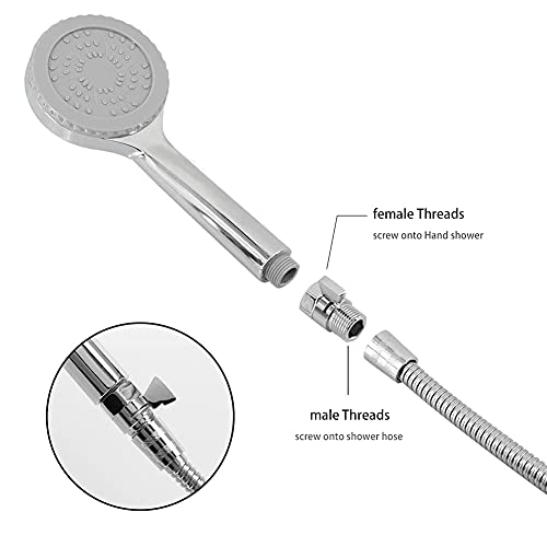 Shower Head shutoff Valve, 100 Solid Brass shutoff Valve for shower head，water flow control