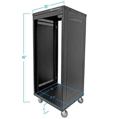 image for AXA AXCESSABLES AxcessAbles RK 22U Rack-Mount Cabinet Case w/Caster Wh