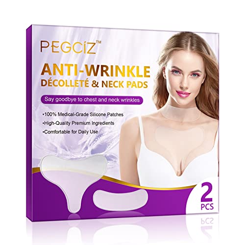 Almohadillas mejoradas para las arrugas del pecho, parches de silicona antiarrugas para el pecho y el cuello, reutilizables y 100% de grado médico, parches antiarrugas, suaviza tu piel Cover