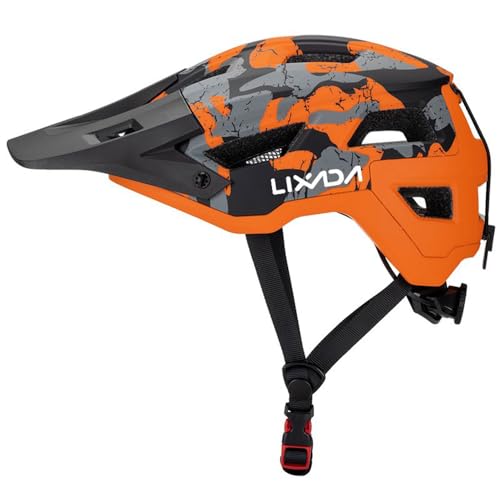 Lixada Bike Helmet for Men and Women, cycle helmet 14 Vents with Adjustable Strap & Detachable Visor 55-61cm - Image 9