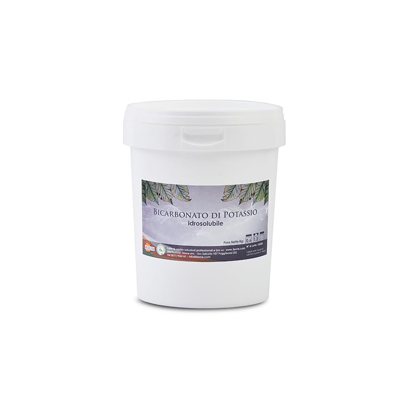 Bicarbonato de potasio 99%: polvo puro para hongos y moho de las plantas – 1,2 kg
