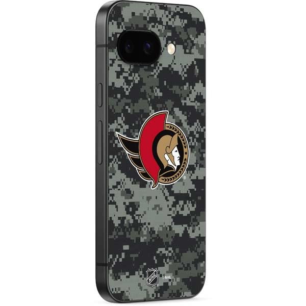 Skinit Decal Phone Skin Compatible with Google Pixel 9a - Officially Licensed NHL Ottawa Senators Camo Design