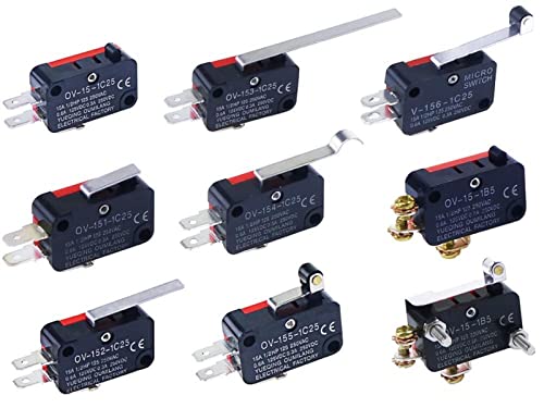 Micro Switch 15A 250VAC Haute Capacité AHLOKI Interrupteur Fin de Course SPDT Précis - 3