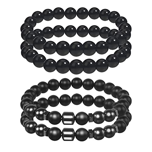 Bracelet de Cheville en Obsidienne, Bracelet Cheville Bracelet Homme Bracelet Pierre Naturelle Bracelet de Cheville Obsidienne Noire Pierre Obsidienne Cover