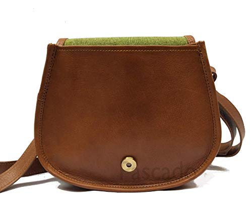 PASCADO small mini genuine leather crossbody everyday purse satchel shoulder bag for women