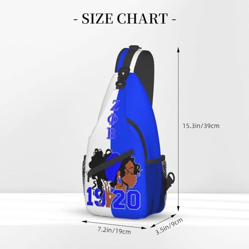Sling Bag for Women Sorority Gifts Lightweight Crossbody Daypack with Adjustable Chest Bag for Sports Travel, Hiking3