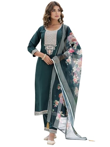 Ensemble Kurta brodé VredeVogel pour mariages et fêtes traditionnelles