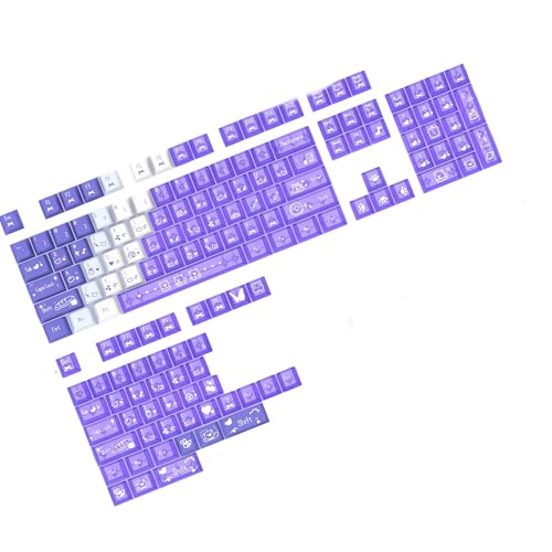 Keycaps haut de gamme à sublimation latérale pour claviers 84 à 100 touches
