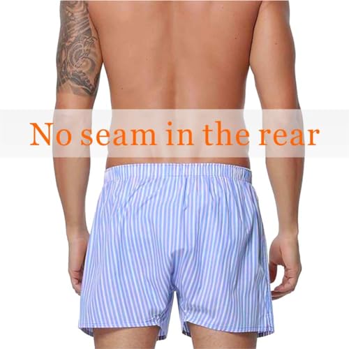M MOACC Men's Boxer Shorts, 100% Cotton Boxers for Men, Mens Boxer Briefs Button Fly Premium Underwear2