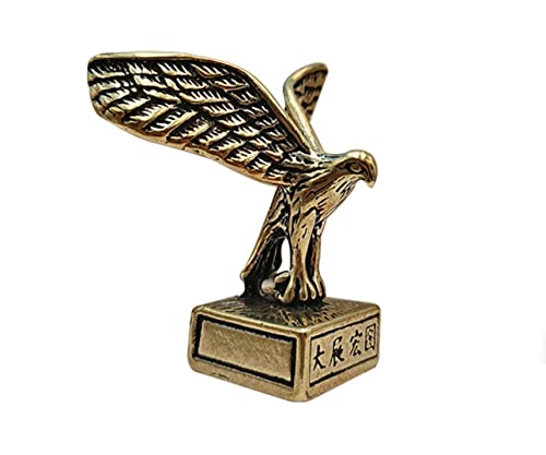 Estatua Decorativa de Águila de Latón Poderosa miniatura 2