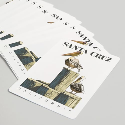 Baraja de 52 cartas tamaño póker Santa Cruz California miniatura 5