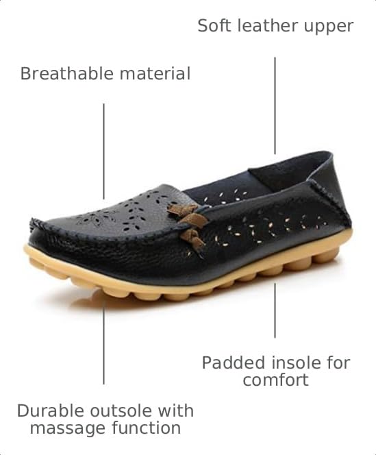 Image of VenusCelia Women's Comfort Walking Cute Flat Loafer