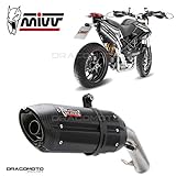 auspuff hypermotard 1100 DUCATI Auspuff HYPERMOTARD 1100 2009 Suono MIVV Stahl Schwarz