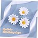 Beaupretty 10pcs Little Daisy Barrettes Flower Wedding Hair Pins Bridal SunFlower Alligator Hair Clips for Girls (White)