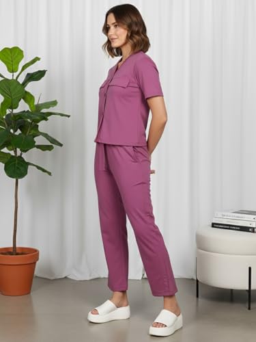 Image of CHKOKKO Women Jogging Suit Casual Summer Track Suit Co-Ord Set