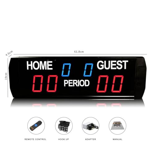 Marcador electrónico LED para baloncesto y vóley miniatura 2