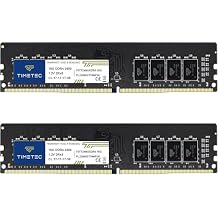 Timetec Elite 32GB KIT 2x16GB DDR4 2400MHz PC4-2400T PC4-19200 UDIMM Desktop RAM 288-Pin 1.2V CL17 Non-ECC Unbuffered DIMM Memory Module Upgrade