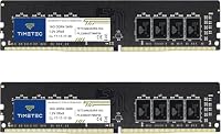 Timetec Premium 32 GB KIT (2x16 GB) DDR4 2400 MHz (PC4-2400T) PC4-19200 UDIMM für Desktop-PCs – Non-ECC Unbuffered, 288-Pin, 1,2 V, CL17 DIMM-Speichermodul – Ansicht 1