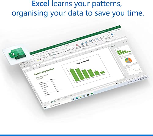 microsoft office home amp business 2021  word excel powerpoint outlook  one-time purchase for 1 pc or mac  instant download