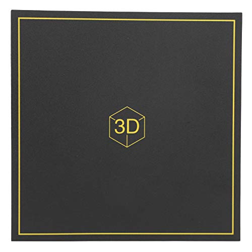Glomora 3D Printer Magnetic Bed, 220x220mm Heated Build Surface Cover, Reusable Hot Bed Sticker for Enhanced Adhesion & Easy Removal