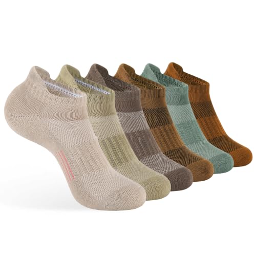 Image of ATBITER Women's Ankle Socks Cushioned Running Athletic No Show Socks-6Pairs