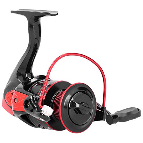 Compras Locas Carrete Giratorio, Carrete de caña de Pescar, Carrete de Pesca en Roca, Carrete de Pesca en Hielo, Carrete de Pesca en Hielo para Pesca al Aire (DM6000)